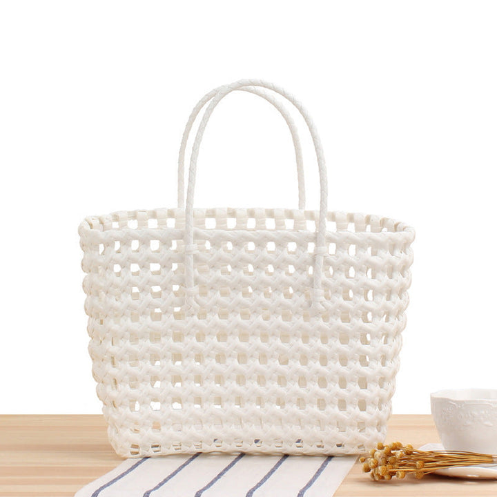Handcrafted basket bag with unique structural design Kalsten