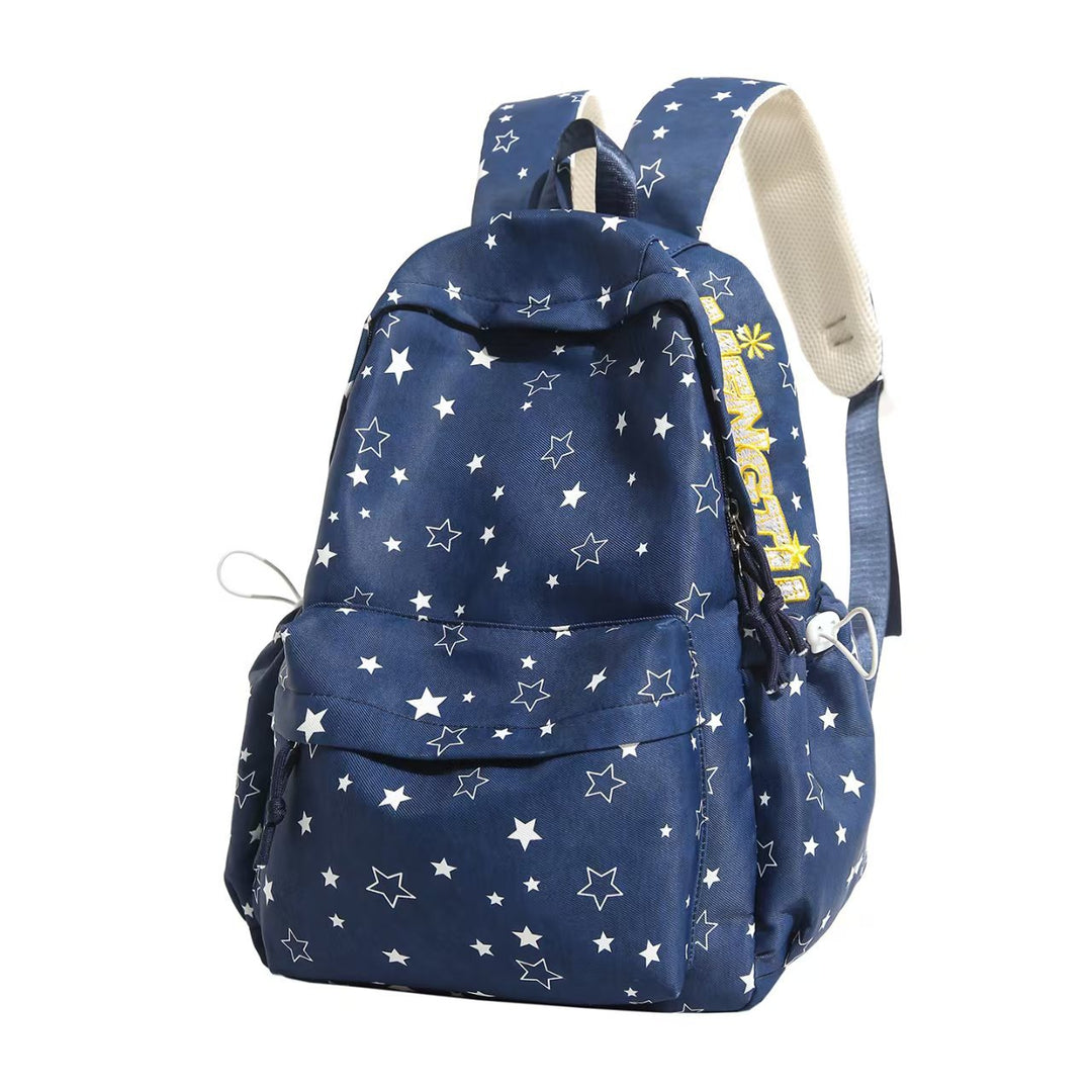 Lightweight Star-Embellished Everyday Backpack Kalsten
