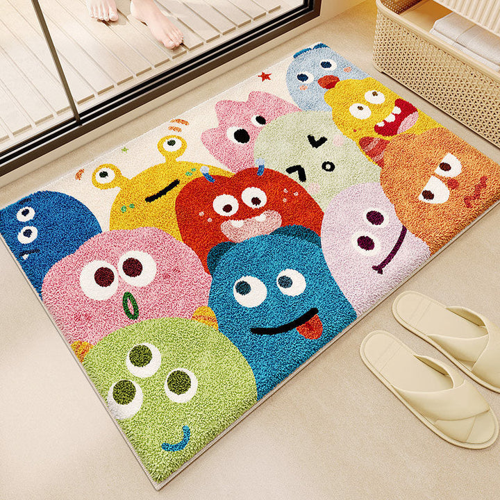Fun Monster-Themed Bathroom Mat Kalsten