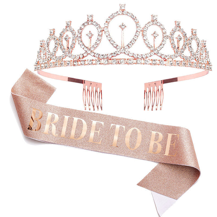 Women Glittering Tiara with Elegant Design Kalsten