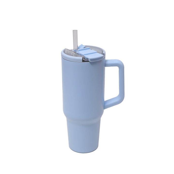 Women's insulated cup with handle and straw Kalsten