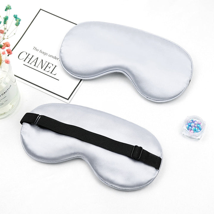 Unisex nan luxurious silk sleep mask with contoured eye cavity and adjustable elastic band Kalsten
