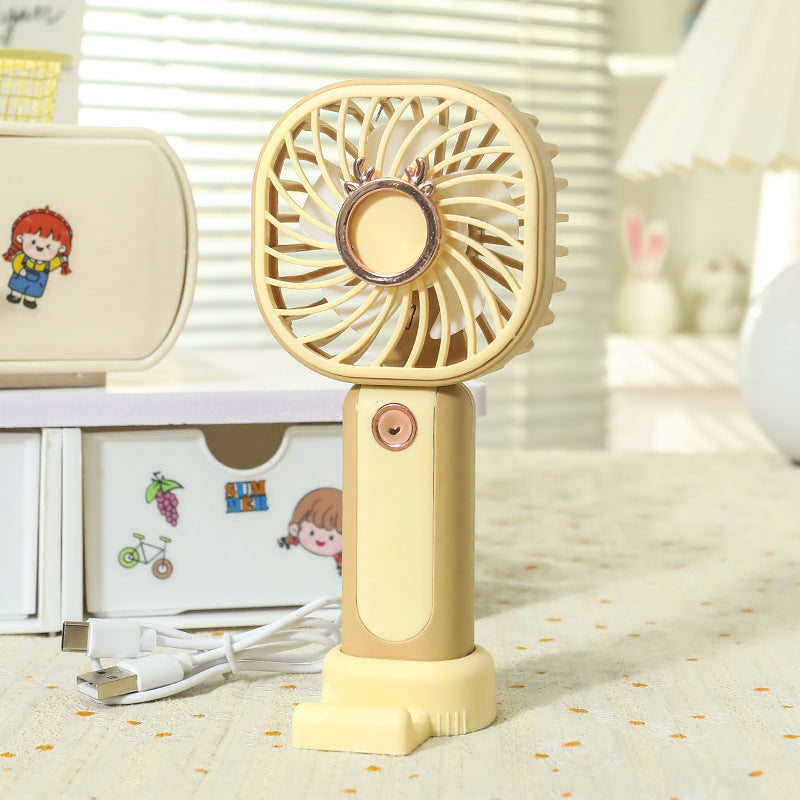 Ladies Portable Mini USB Fan with Flexible Head Rotation Kalsten