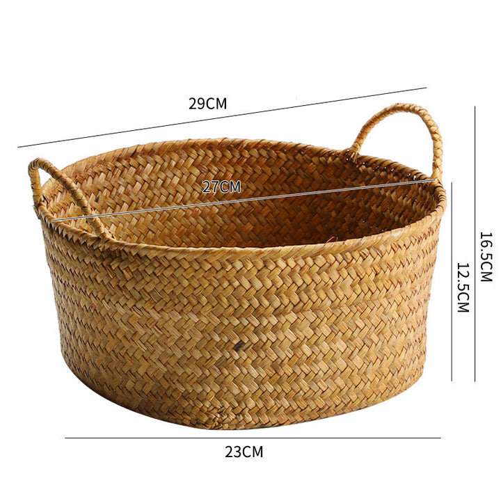 Unisex storage basket made of natural willow material Kalsten