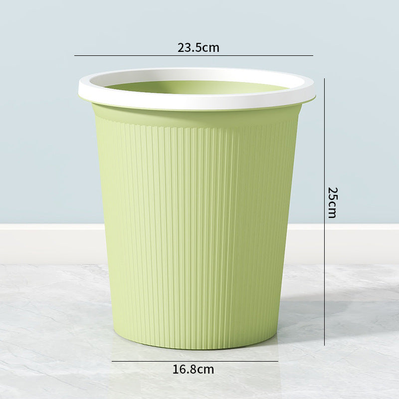 Ladies elegant and practical waste bin with ribbed surface Kalsten