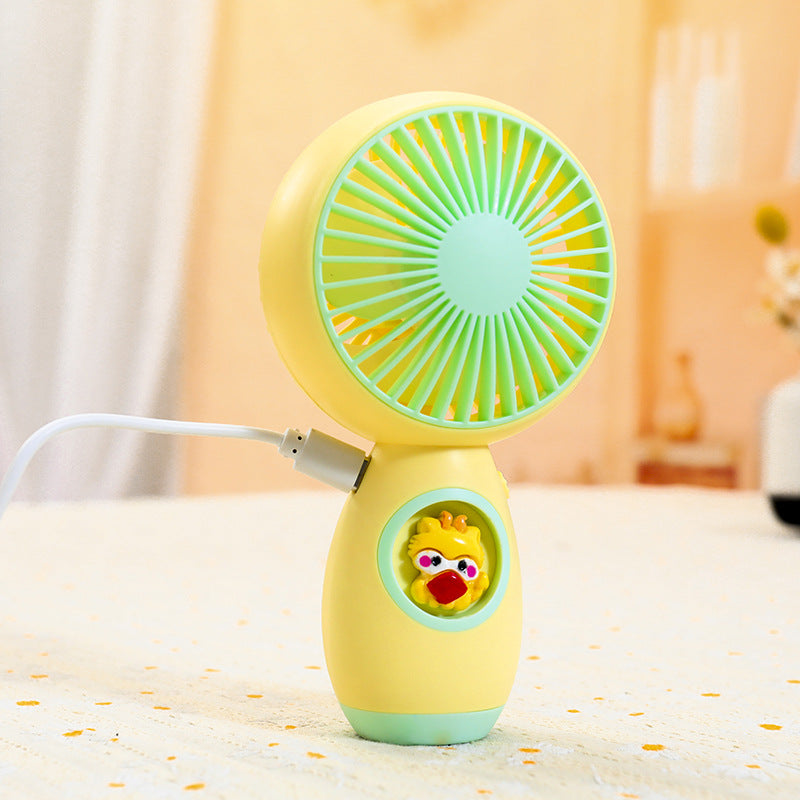 Women's Portable Handheld Fan with Cute Animal Design Kalsten