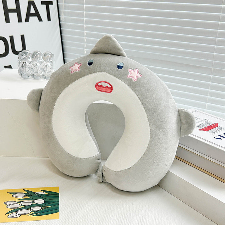 Women Neck Support Pillow with Artistic Animal Design Kalsten