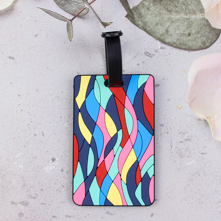 Geometric Pattern Luggage Tag Kalsten