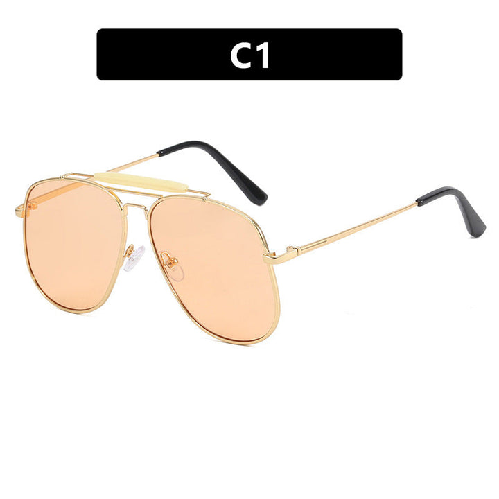 Ladies Pilot Sunglasses with Gold Frame Kalsten