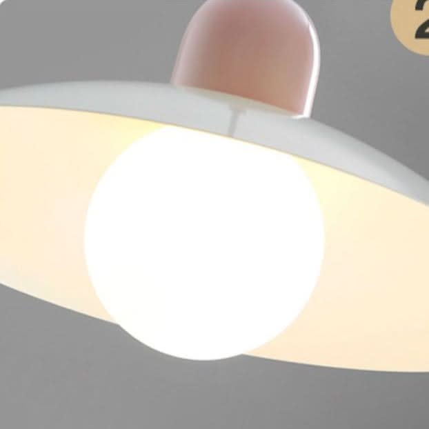 Kalsten | Modern Macaron Bauhaus Pendant Light – Iron Shade