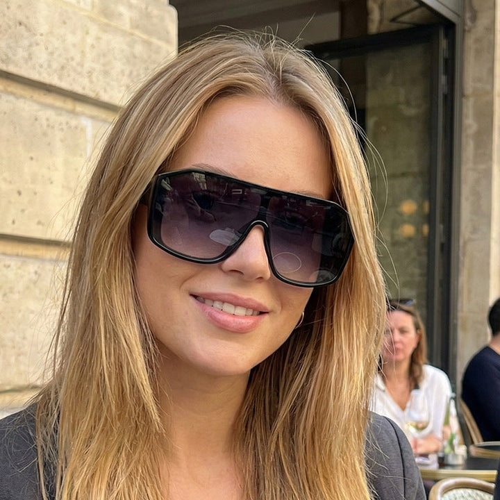 Ladies Fashion Oversized Sunglasses in Futuristic Design Kalsten