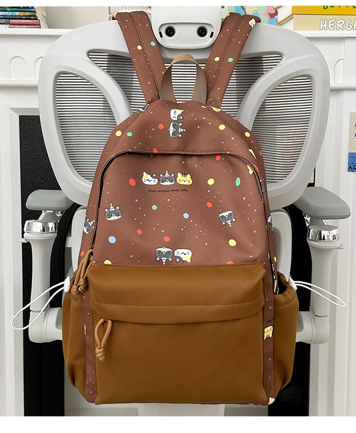 Cartoon Character Print Backpack Kalsten