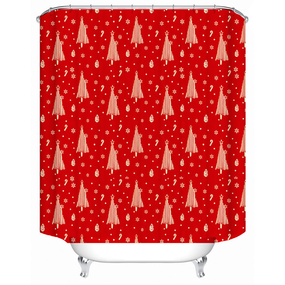 Floral Hydrangea Pattern Shower Curtain Kalsten