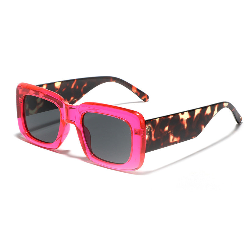 Women's modern square sunglasses with color-coordinated pattern Kalsten