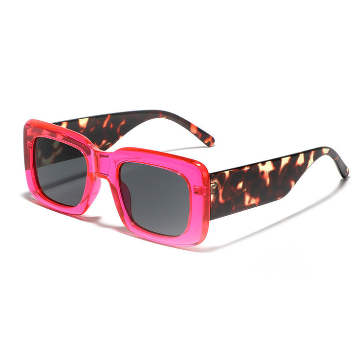 Women's modern square sunglasses with color-coordinated pattern Kalsten
