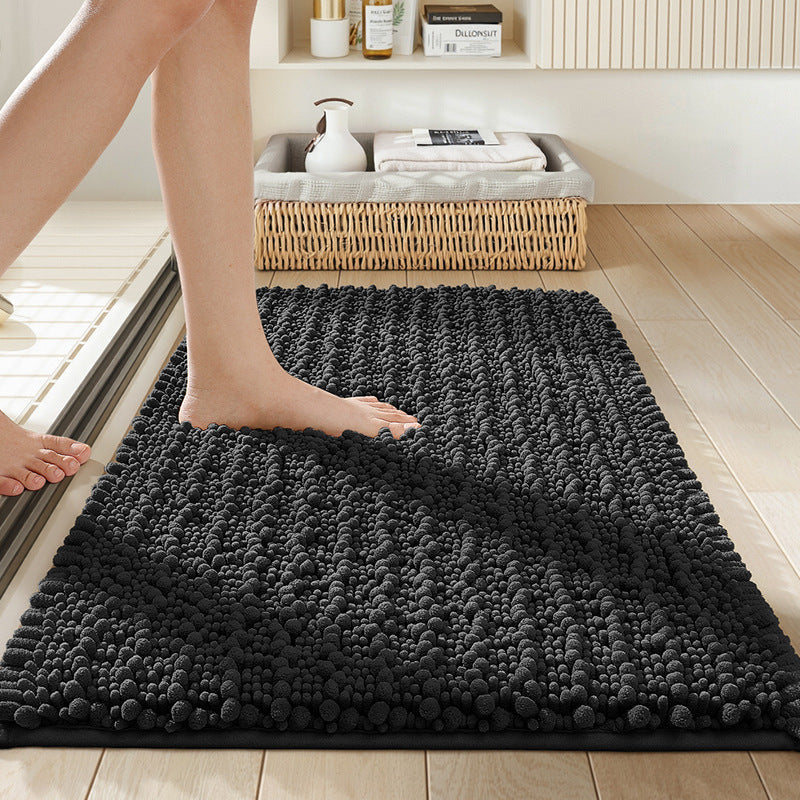 Plush Textured Bath Mat Kalsten