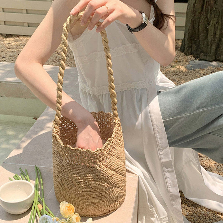 Hand-knotted basket bag Kalsten