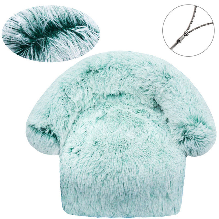 Plush Comfort Lounge Chair Dog Bed