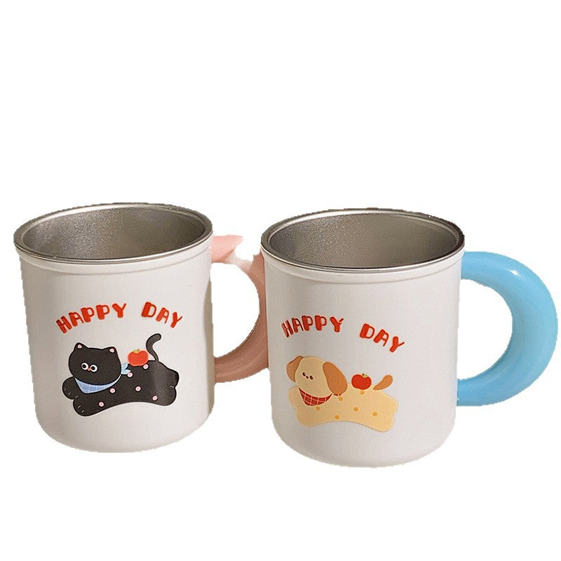 Insulated drinking cups with cheerful dog design Kalsten