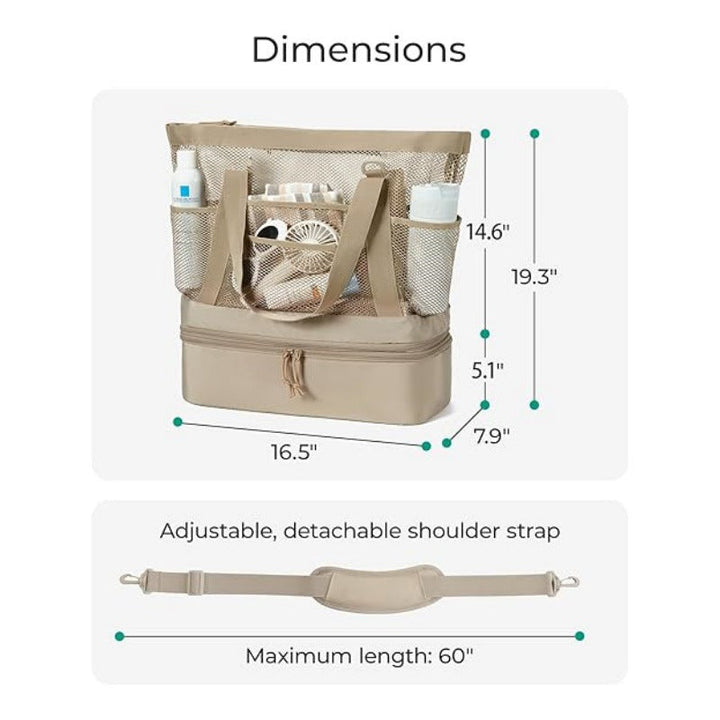 Cooler bag with multifunctional compartments Kalsten