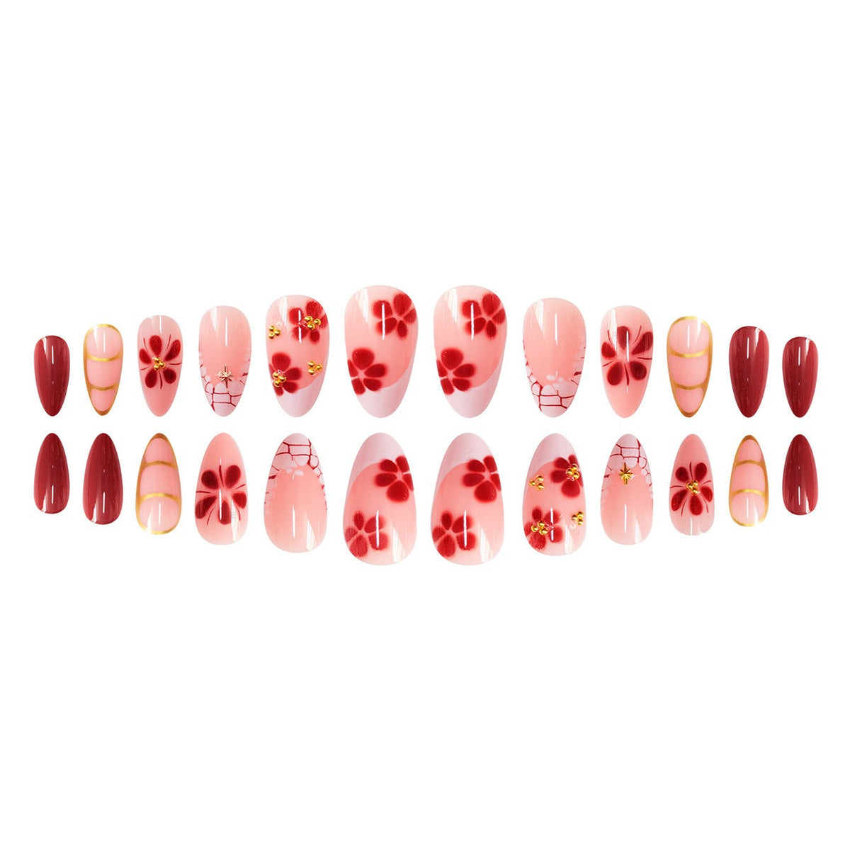 Artistic Elegant Press-On Nails Acalora
