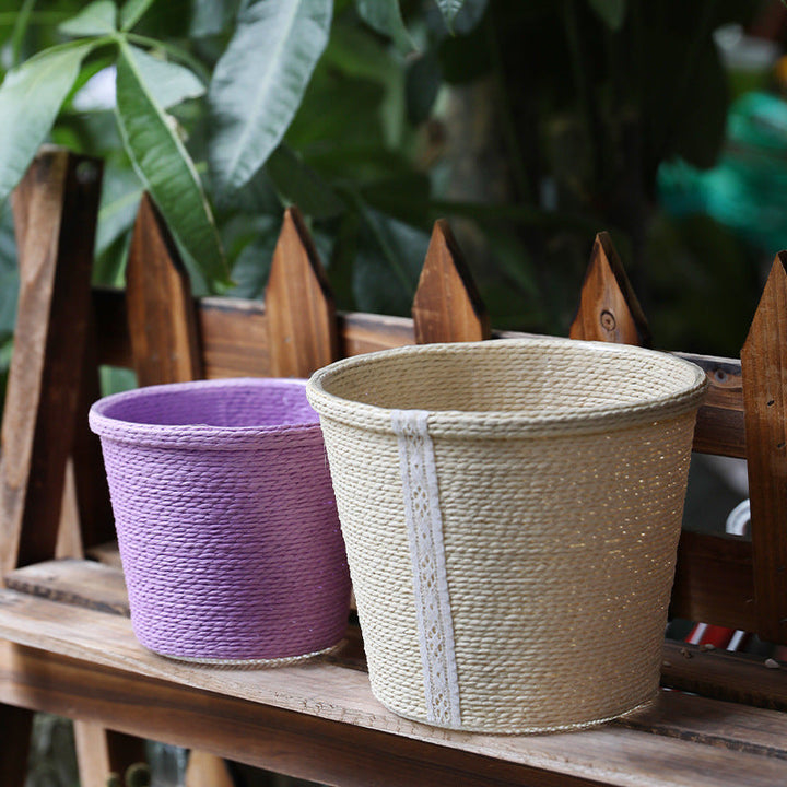 Natural Fiber Decorative Storage Container Kalsten