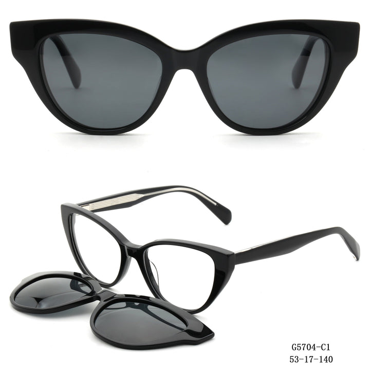 Women's Cat-Eye Sunglasses with Removable Lenses Kalsten