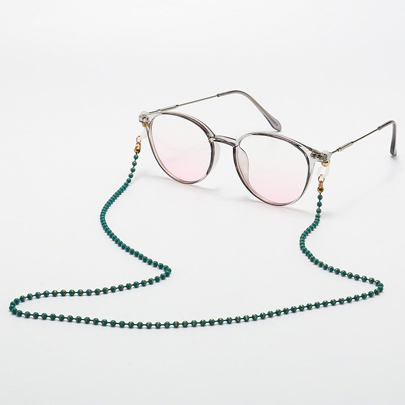 Fashionable Cat-Eye Glasses with Beaded Chain Kalsten