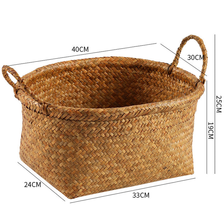 Eco-Friendly Round Woven Storage Basket Kalsten