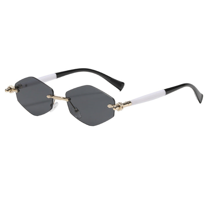 Women's futuristic sunglasses with oversized rectangular frame Kalsten