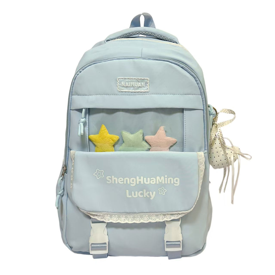 Playful Star-Embellished Backpack Kalsten