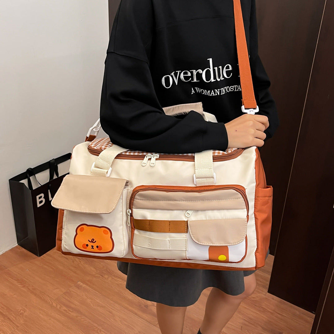 Sporty travel bag with multiple outer pockets Kalsten