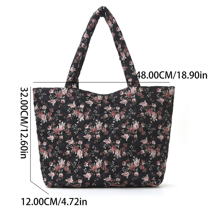 Trendy shopping bag with cute bear and strawberry design Kalsten