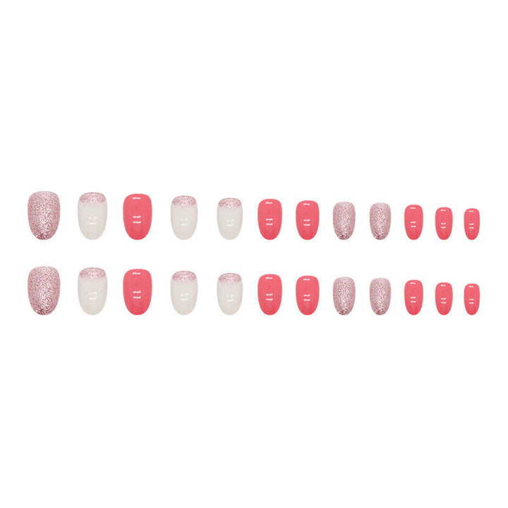 Glittering Press-On Nail Art Set Kalsten