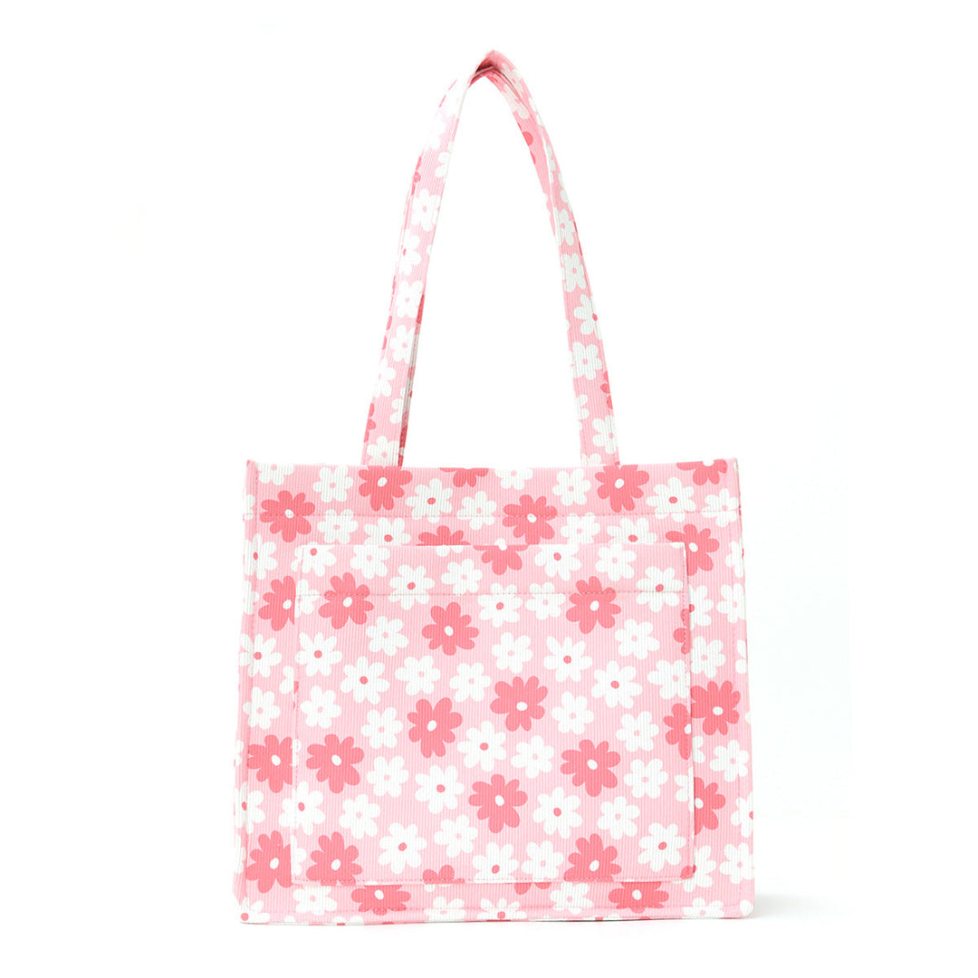 Trendy shopping bag with floral design Kalsten