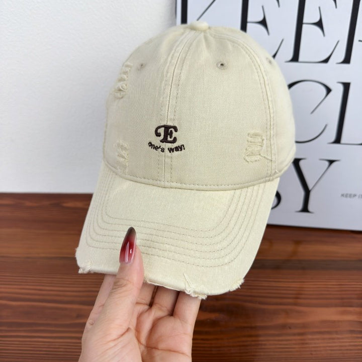 Unisex Distressed Denim Cap Kalsten