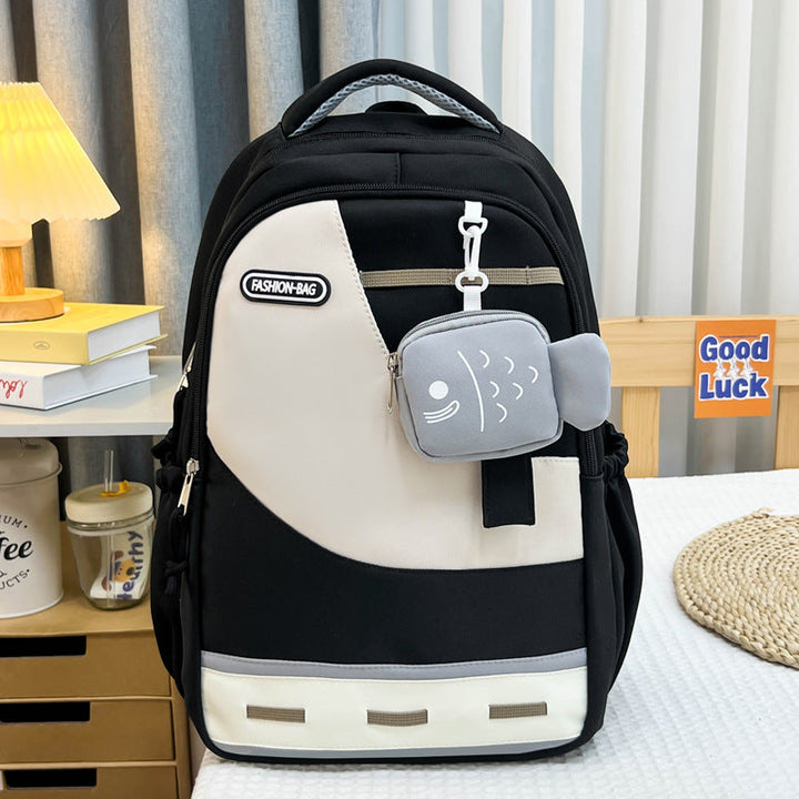 Fashion-Forward Multi-Pocket School Backpack