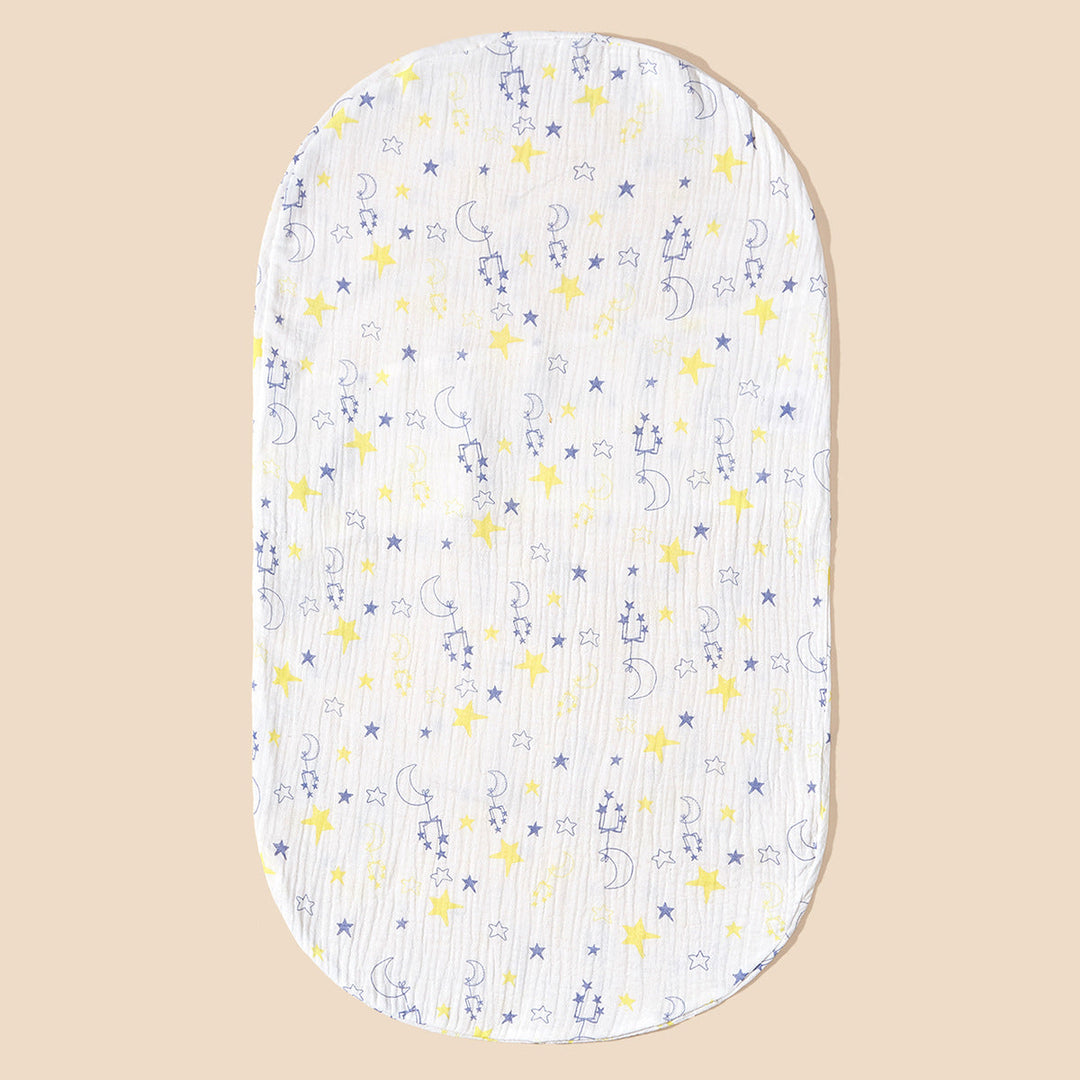Cotton Muslin Crib Mattress Protector kalsten