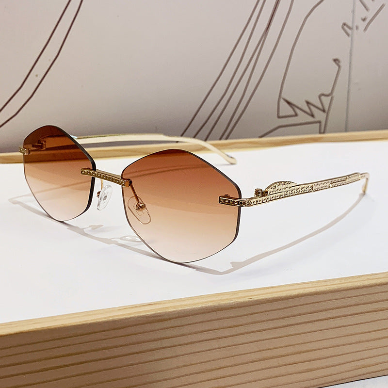 Women's extravagant sunglasses with sparkling accents Kalsten