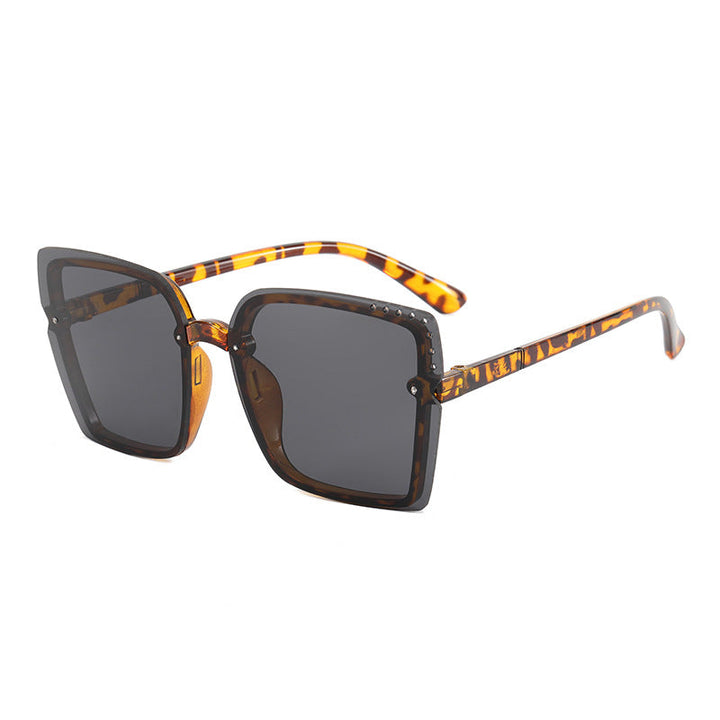 Ladies Square Sunglasses with Sparkling Frame Accents Kalsten