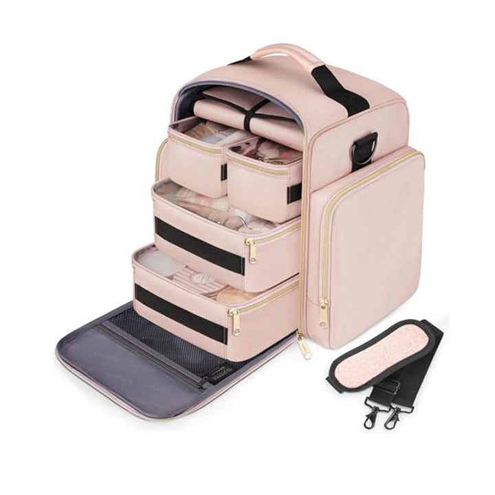 Cosmetic Organizer Backpack with Practical Compartment Design Kalsten
