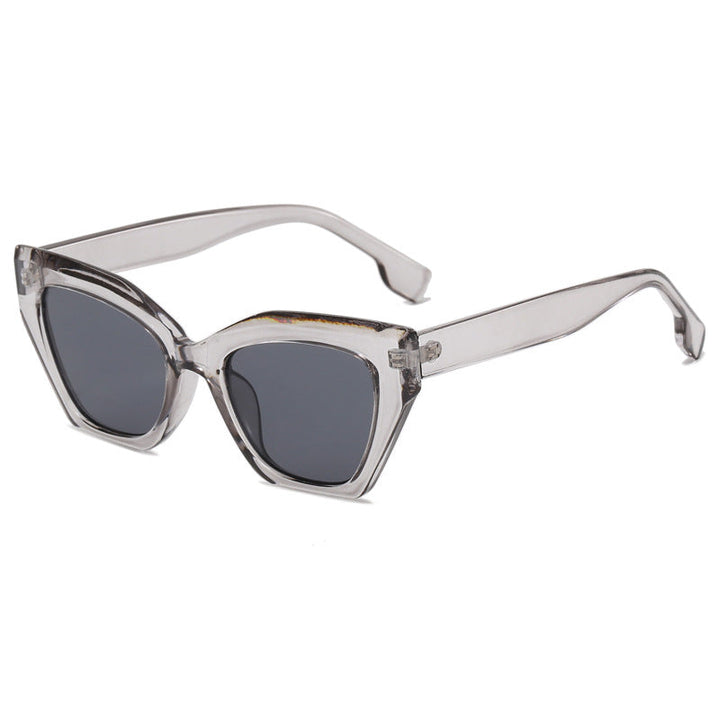 Women’s asymmetrical oversized sunglasses with trendy frame Kalsten