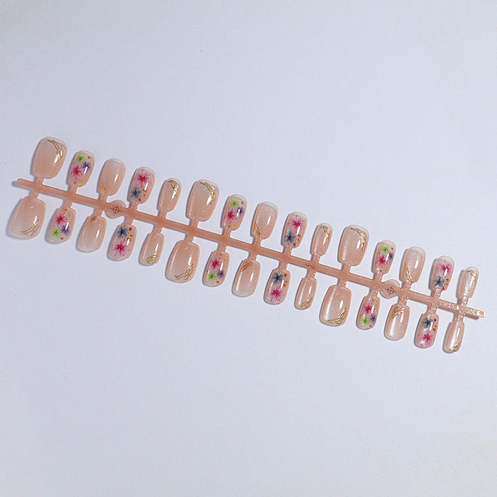 Floral Art Design Press-On Nails Kalsten 1787225366