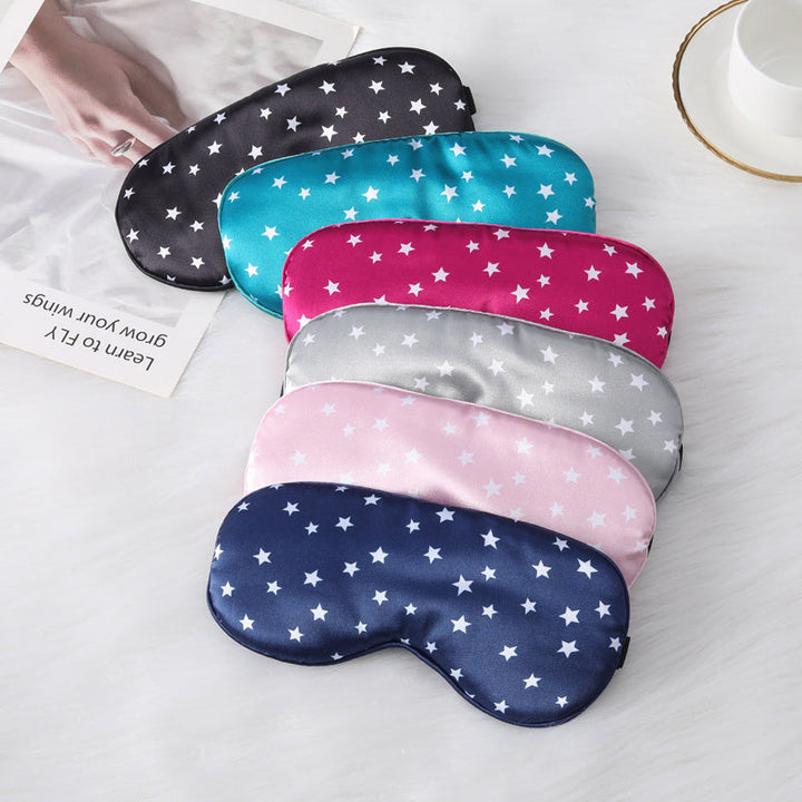Women nan silky-soft contoured sleep mask with comfort padding and star pattern Kalsten