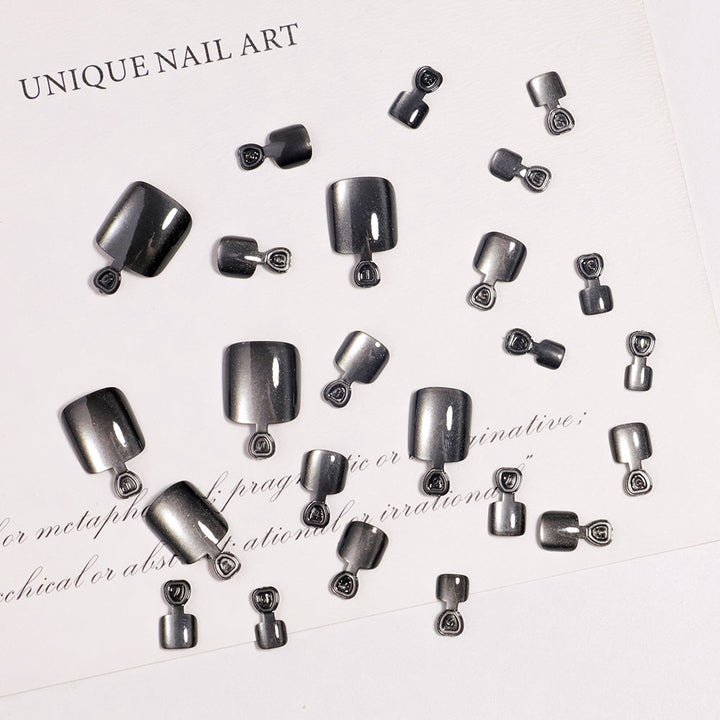 Premium Glossy Press-On Pedicure Nails Kalsten
