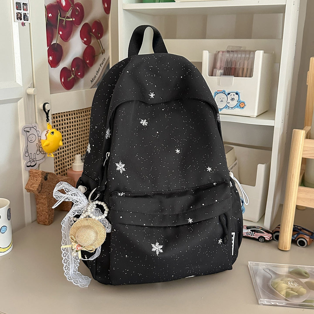 Fun-Themed Embellished School Backpack