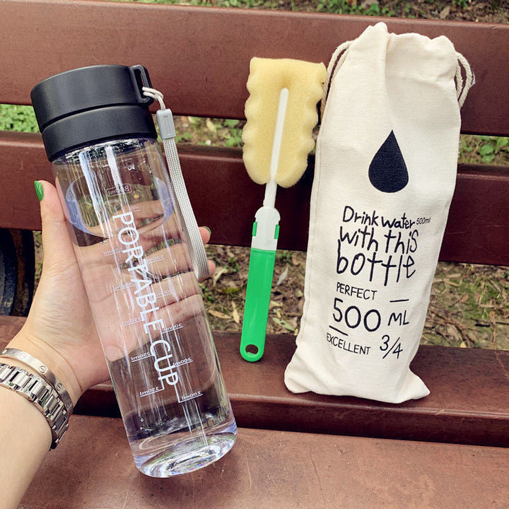 Women's portable water bottle with practical cleaning system Kalsten