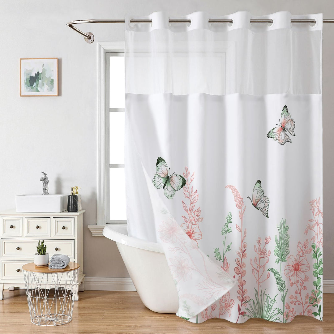 Elegant Butterfly Shower Curtain Kalsten