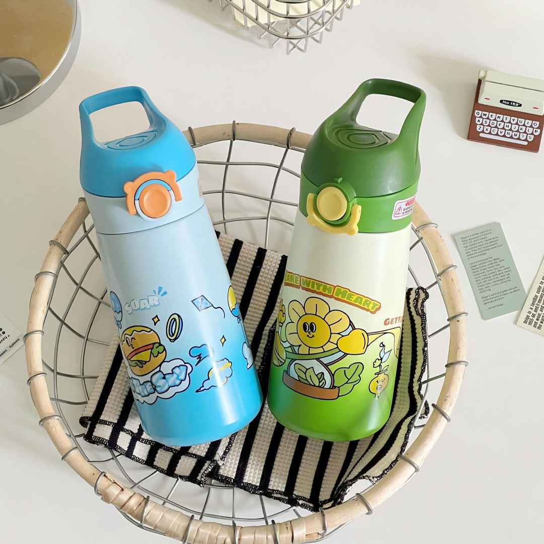 Women Kids Water Bottle with Child-Friendly Design Kalsten