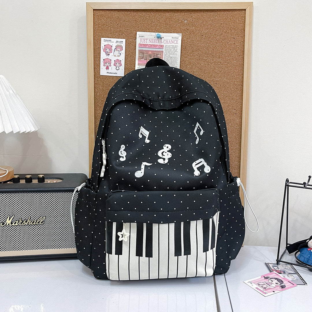 Musical Theme Laptop School Backpack